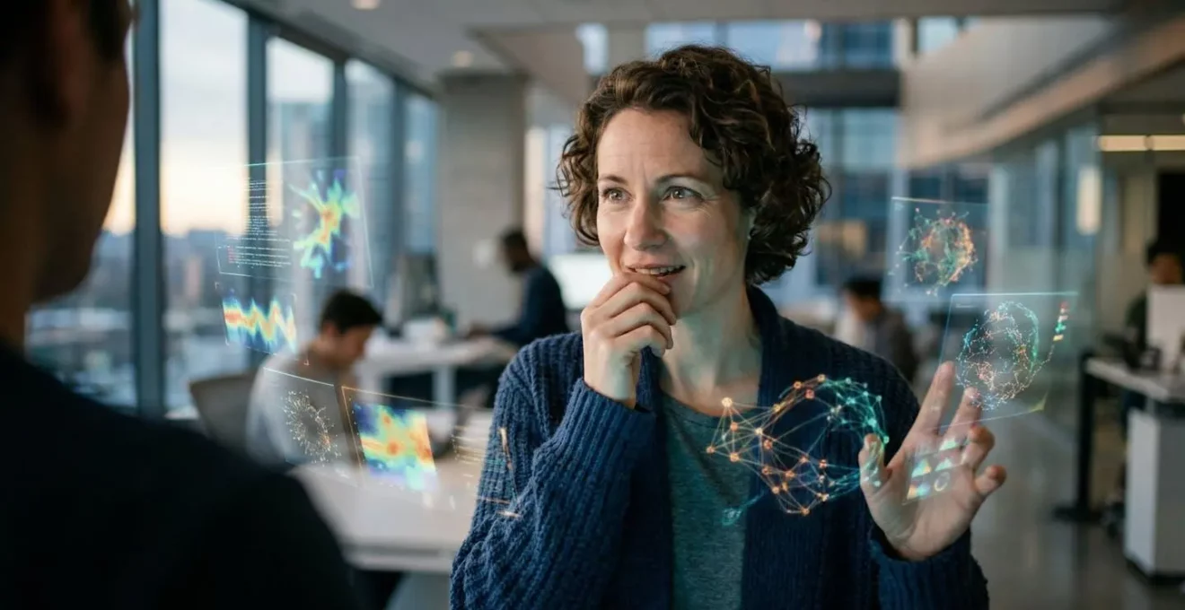 Interface d'analyse de données montrant l'extraction de questions depuis forums et recherches internes