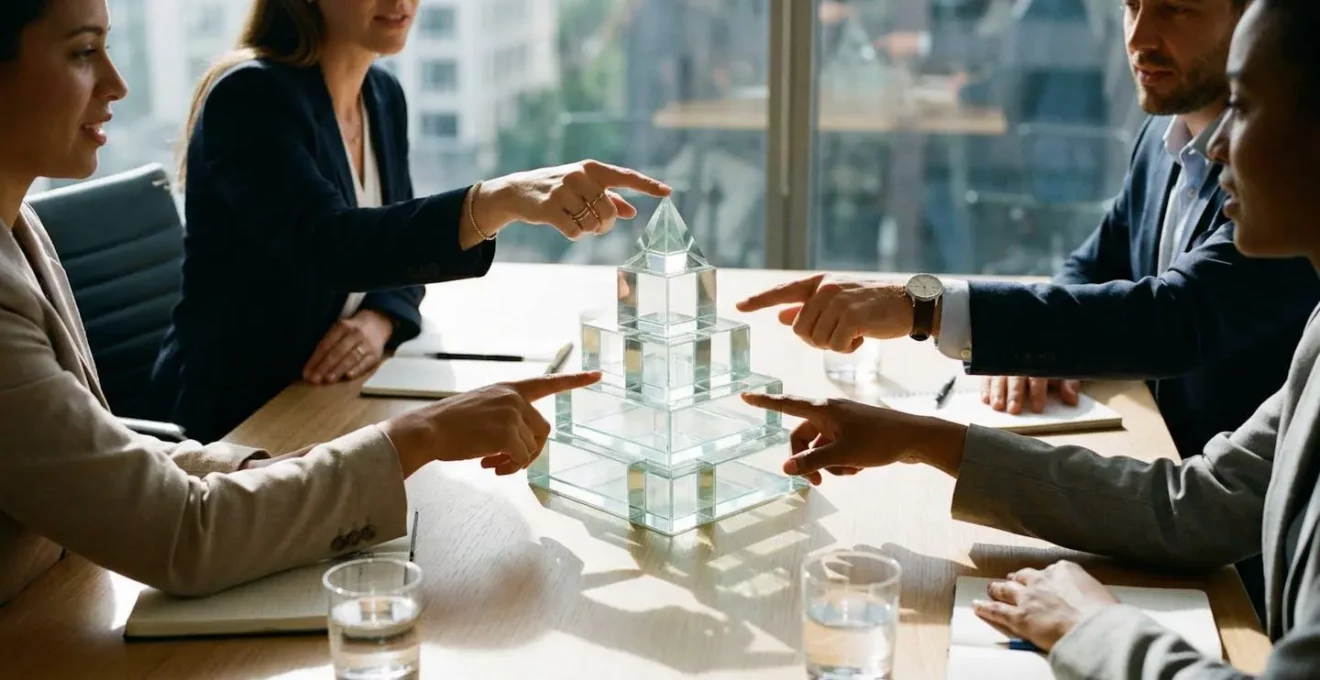 Pyramide hiérarchique des KPIs du niveau opérationnel au stratégique